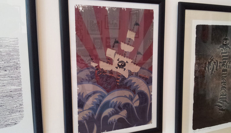 Artwork on display at The Pure Gallery